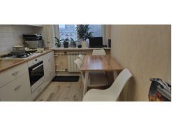 Стол Тринити Лофт 120 32 мм бетон / черный матовый фото покупателя 684