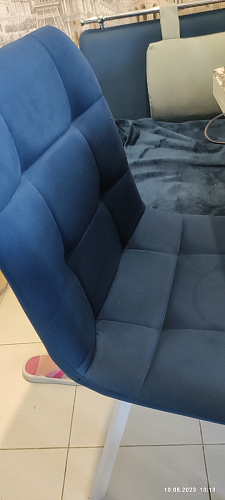 Стул на металлокаркасе Чилли зеленый / белый каркас фото покупателя 100