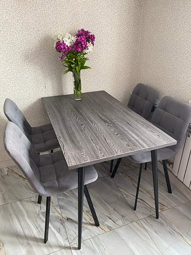 Комплект стульев Чилли 2 шт бежевый / черный фото покупателя 372