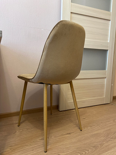 Стул на металлокаркасе Capri dark beige / white фото покупателя 56