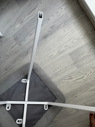 Стул на металлокаркасе Чилли К кирпичный / черный фото покупателя 353