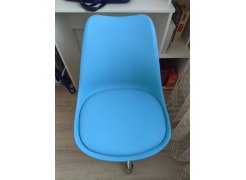 Компьютерное кресло Kolin с подушкой clear / white фото покупателя 533