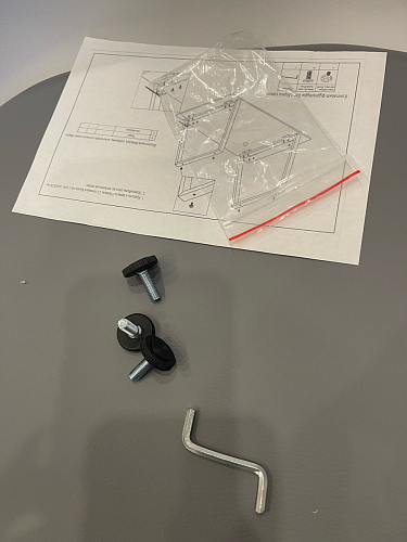 Деревянный стол Лота Лофт 120х75 белый матовый / дуб крафт золотой фото покупателя 397