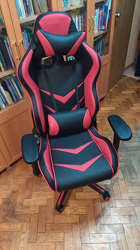 Компьютерное кресло Racer черное / красное фото покупателя 12