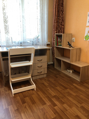 Стол письменный Бриз МДФ волна лайм / ясень светлый фото покупателя 128