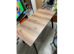 Стол Тринити Лофт 120 32 мм бетон / черный матовый фото покупателя 198