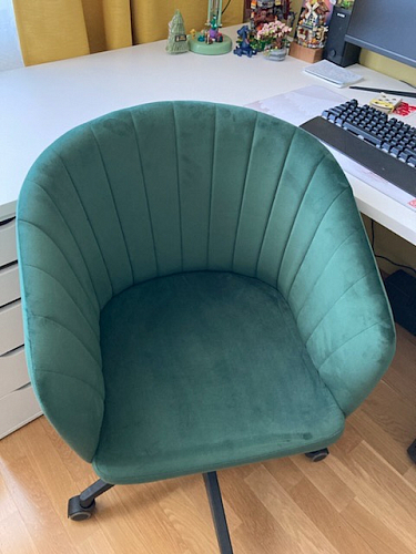 Компьютерное кресло Тибо светло-коричневый / белый фото покупателя 66