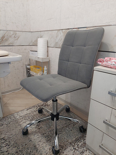 Компьютерное кресло One/Ван флок бежевый 7 фото покупателя 80