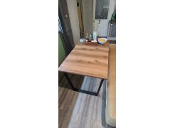 Стол Лота Лофт 140 25 мм черный матовый / дуб вотан фото покупателя 350