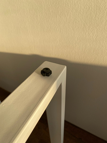 Стол Лота Лофт 120 32 мм бетон / черный матовый фото покупателя 523