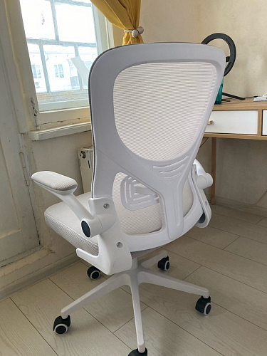 Компьютерное кресло Konfi gray / blue / white фото покупателя 4