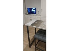 Барная стойка Дилан Лофт 120х60х90 бетон фото покупателя 144