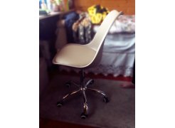 Компьютерное кресло Kolin с подушкой clear / white фото покупателя 2