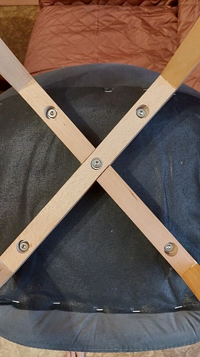 Деревянный стул Filip blue / wood фото покупателя 3