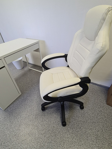 Компьютерное кресло Kadis коричневое / бежевое фото покупателя 12