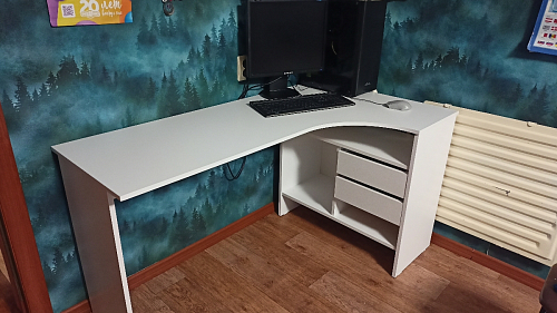 Стол письменный СПм-25 левый венге фото покупателя 10