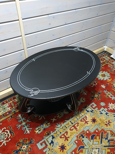 Журнальный столик Овация М с колесами слоновая кость / золото фото покупателя 2