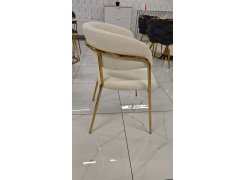 Стул на металлокаркасе Kamelia зеленый / золото из шоурума 9