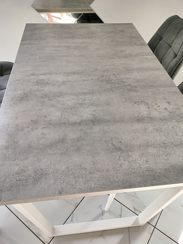 Стол Лота Лофт 120 32 мм бетон / черный матовый фото покупателя 325