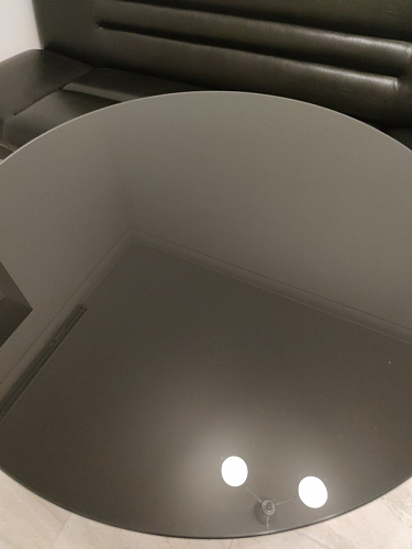 Стеклянный стол Tulip 90 white фото покупателя 9