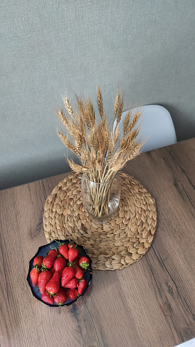 Стол Тринити Лофт 120 32 мм дуб галифакс табако / черный матовый фото покупателя 576