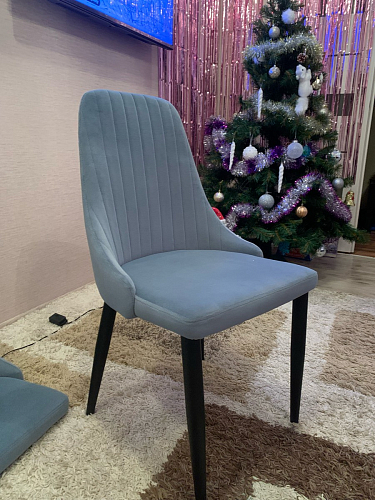 Стул на металлокаркасе Kora wine red / black фото покупателя 31