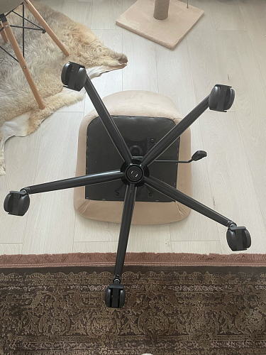 Компьютерное кресло Честер голубой (velutto 47 ) / черный фото покупателя 70