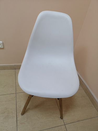 Пластиковый стул Eames PC-015 серо-голубой / дерево фото покупателя 45
