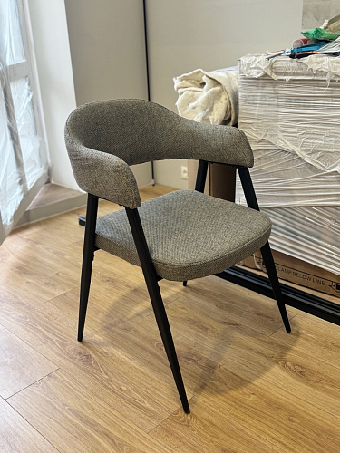 Стул на металлокаркасе Twin brown / black фото покупателя 31