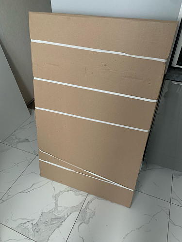 Деревянный стол Лота Лофт 120х75 белый матовый / дуб крафт золотой фото покупателя 883