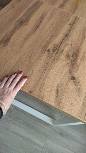 Стол раскладной Лота Лофт 120 25 мм юта / черный матовый фото покупателя 431