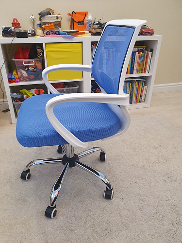 Компьютерное кресло Ergoplus light gray / white фото покупателя 51