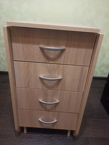 Стол-книжка Глория 606 М с ящиками дуб сонома фото покупателя 72