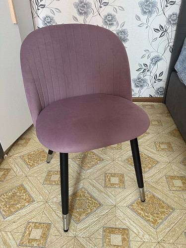Стул на металлокаркасе Gabi wine red / black фото покупателя 148