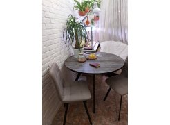 Стул на металлокаркасе Чилли розовый / черный каркас фото покупателя 213