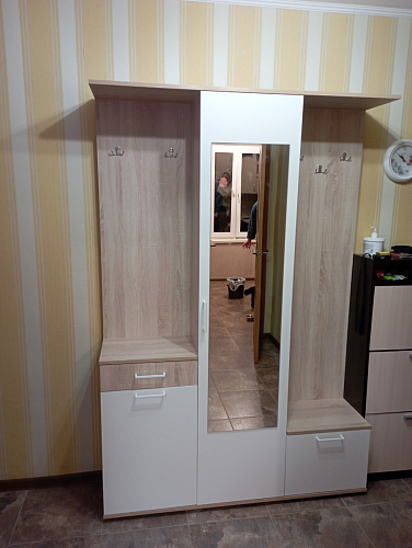 Готовая прихожая Пети дуб сонома / белый фото покупателя 50