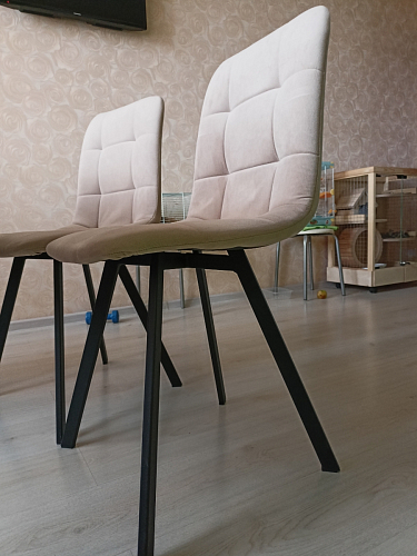 Стул на металлокаркасе Чилли зеленый / черный фото покупателя 1314