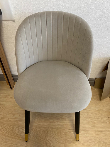 Стул на металлокаркасе Gabi gray / black фото покупателя 834