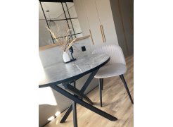 Стул на металлокаркасе Gabi blue / black фото покупателя 236