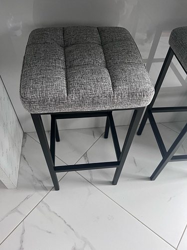 Барный стул Лофт линкольн белый / белый матовый фото покупателя 98