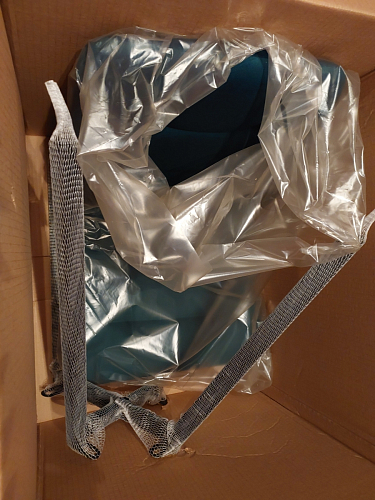 Стул на металлокаркасе Чилли черный / зеленый фото покупателя 870