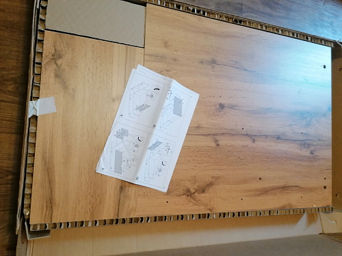 Письменный стол Комфорт 12.71 дуб золотой craft / белая аляска фото покупателя 31