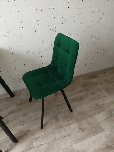 Стул на металлокаркасе Чилли зеленый / белый каркас фото покупателя 469