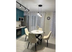 Стул на металлокаркасе Kora green / black фото покупателя 373