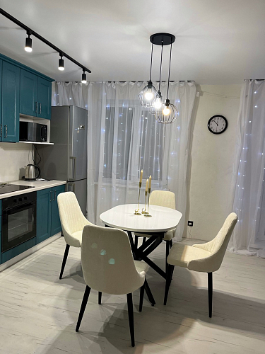 Стул на металлокаркасе Kora green / black фото покупателя 373