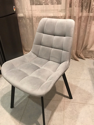 Стул на металлокаркасе Челси К бирюзовый / черный фото покупателя 234