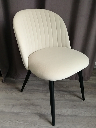 Стул на металлокаркасе Gabi 1 темно-серый / черный фото покупателя 230