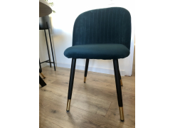 Стул на металлокаркасе Gabi 1 gray / black фото покупателя 885