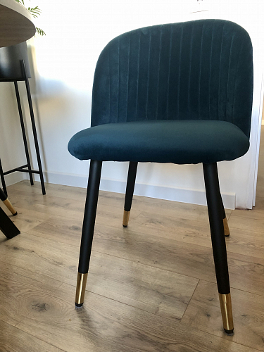 Стул на металлокаркасе Gabi 1 light purple / black фото покупателя 885