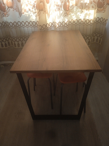 Стол раскладной Лота Лофт 120 25 мм юта / черный матовый фото покупателя 485